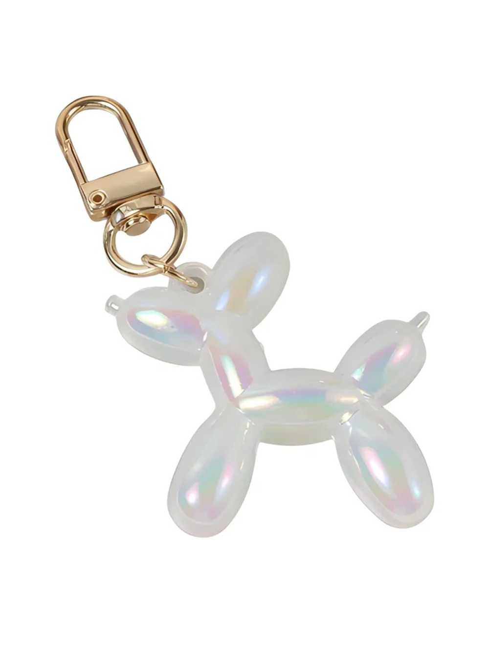 NWT Emmafy Balloon Dog Bag Charm Accessory in White $15